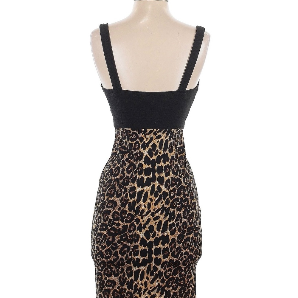 Leopard Print Bodycon Dress - Picture 2 of 2